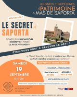  Les Journ&eacute;es du Patrimoine  au Mas de Saporta