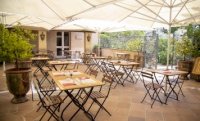 restaurant mas de saporta terrasse