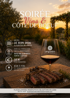 Soir&eacute;e D&eacute;gustation &agrave; la Boutique de la Maison des Vins du Languedoc - L'AOP Terrasses du Larzac (copie)