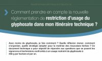 plaquette glyphosate