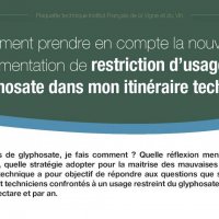 plaquette glyphosate