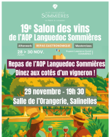 Repas vigneron de l’AOP Languedoc Sommières