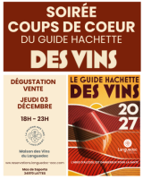 Soir&eacute;e Vins Coups de C&oelig;ur des AOP du Languedoc