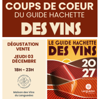 Soir&eacute;e Vins Coups de C&oelig;ur des AOP du Languedoc