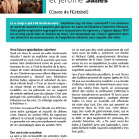 Le vigneron de l’année Richard Cuillé et Jérôme Salles Caves de l’Estabel - Guide Hachette
